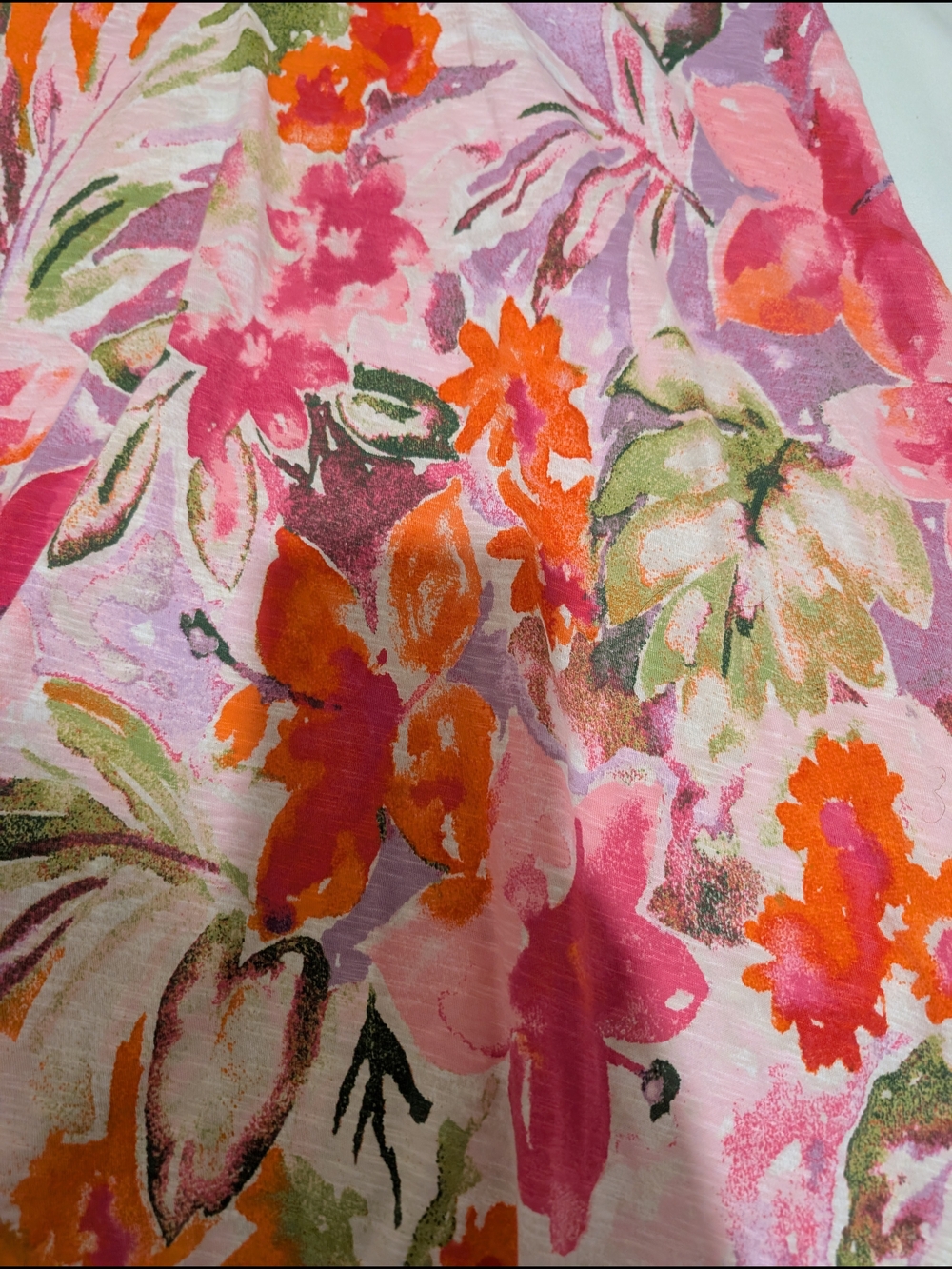 Tommy Bahama Floral Wrap-Front Sundress in Pink Orange Green - Picture 6 of 6